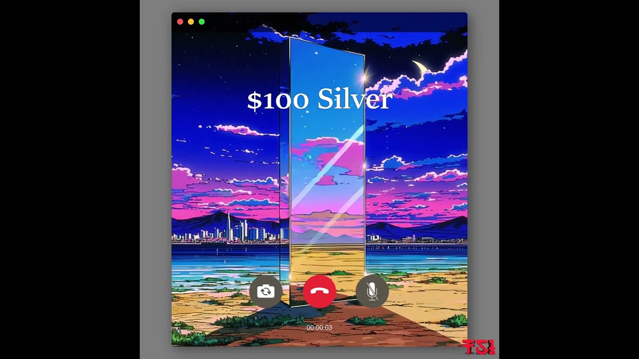 Silver hits $100